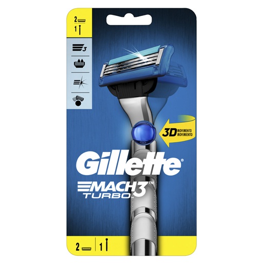 RASOIO GILLETTE MACH3 TURBO2UP